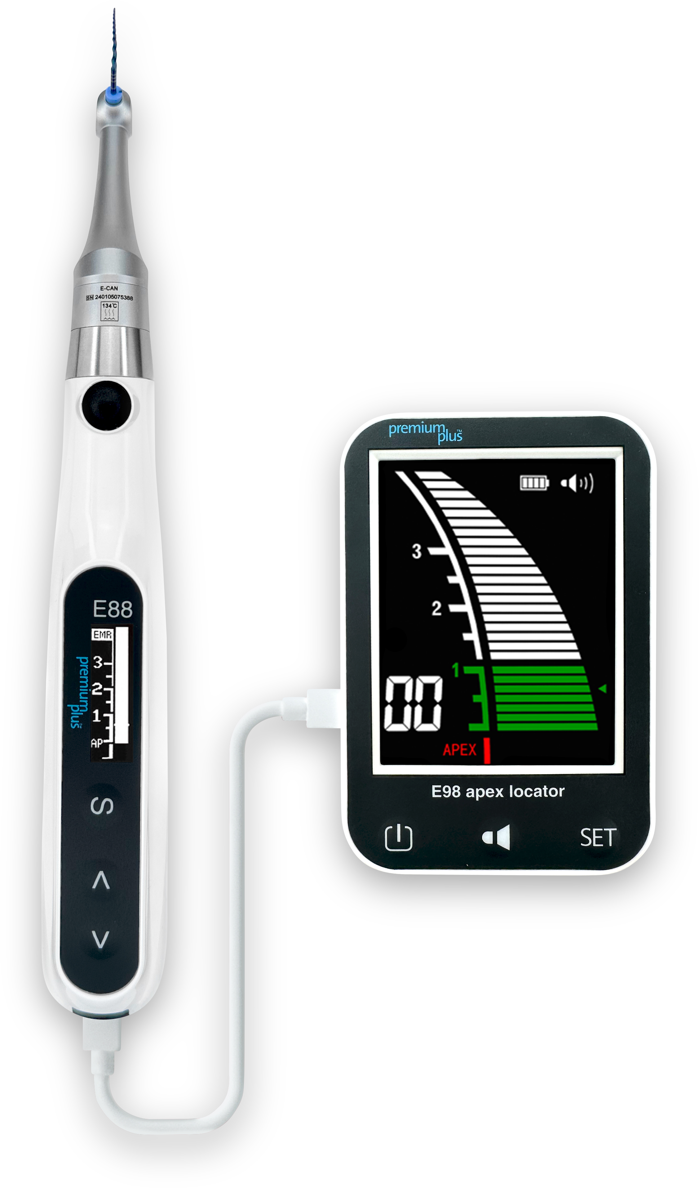 e88 e98_endomotor and apex locator connect function